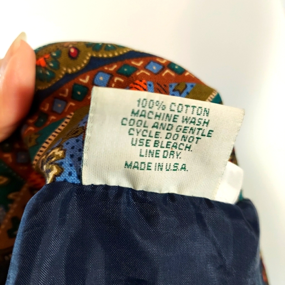 HP🥳 Vintage Vera Bradley quilted multi print patchwork puffy floral boho jacket - Picture 14 of 14